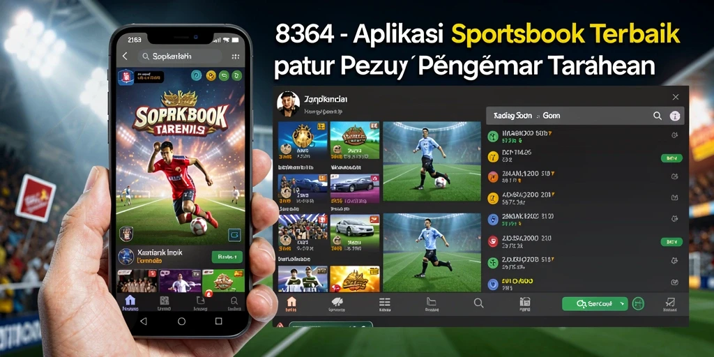 Tampilan menarik dari aplikasi Sportsbook 8364 dengan berbagai fitur tambahan.