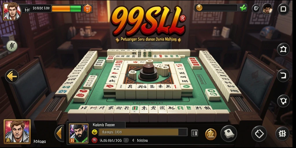Tampilan gameplay Mahjong yang menarik di 99SLL.