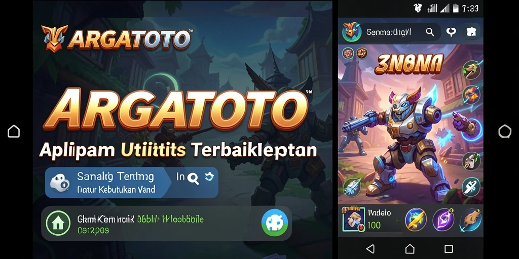 Tampilan antarmuka aplikasi ARGATOTO yang intuitif dan modern.