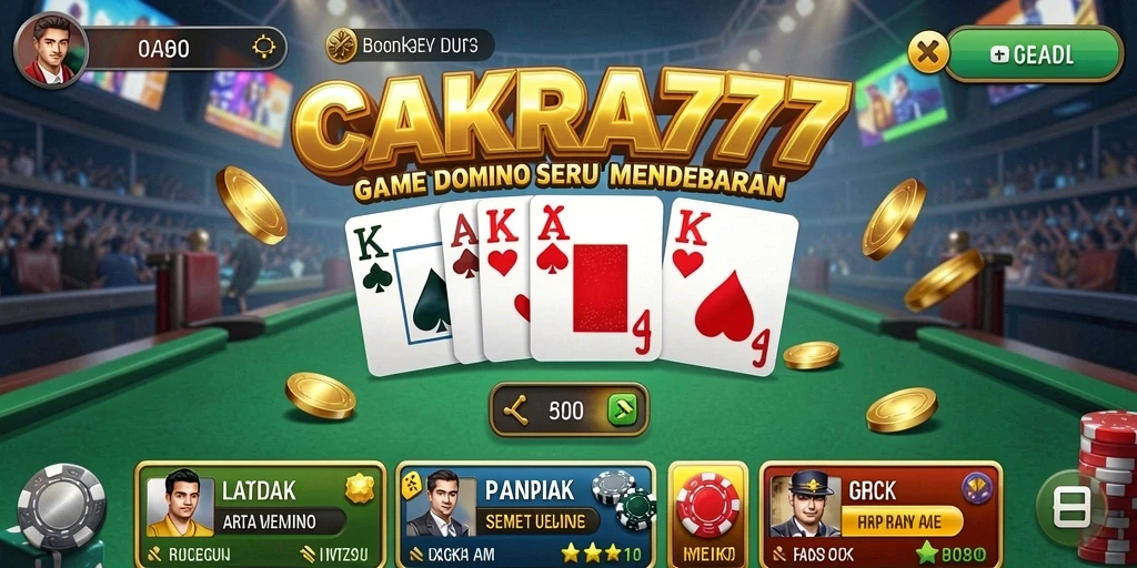 Tampilan gameplay CAKRA777 yang seru dan interaktif.