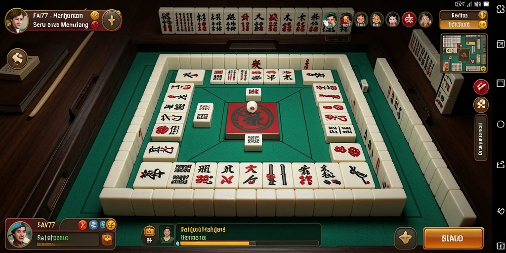 Tangkapan layar gameplay FAV77 menampilkan tantangan Mahjong yang menarik.