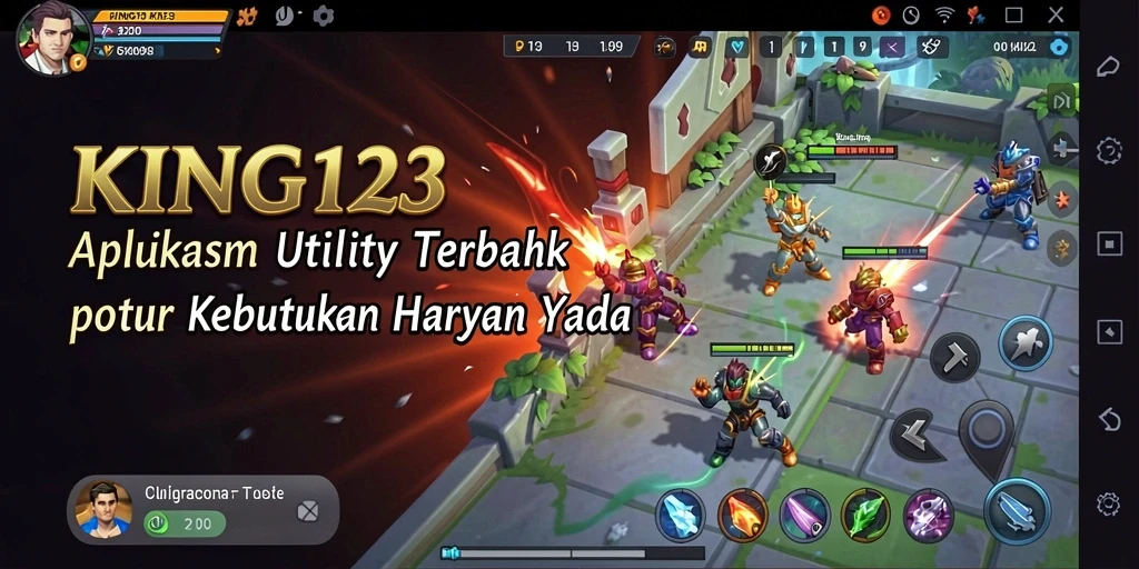 Tampilan KING123 dengan fitur-fitur Utility yang memudahkan pengguna.