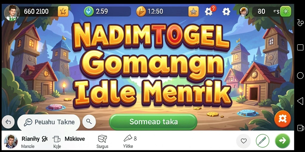 Tampilan gameplay seru dari NADIMTOGEL yang menggambarkan asyiknya permainan Idle.