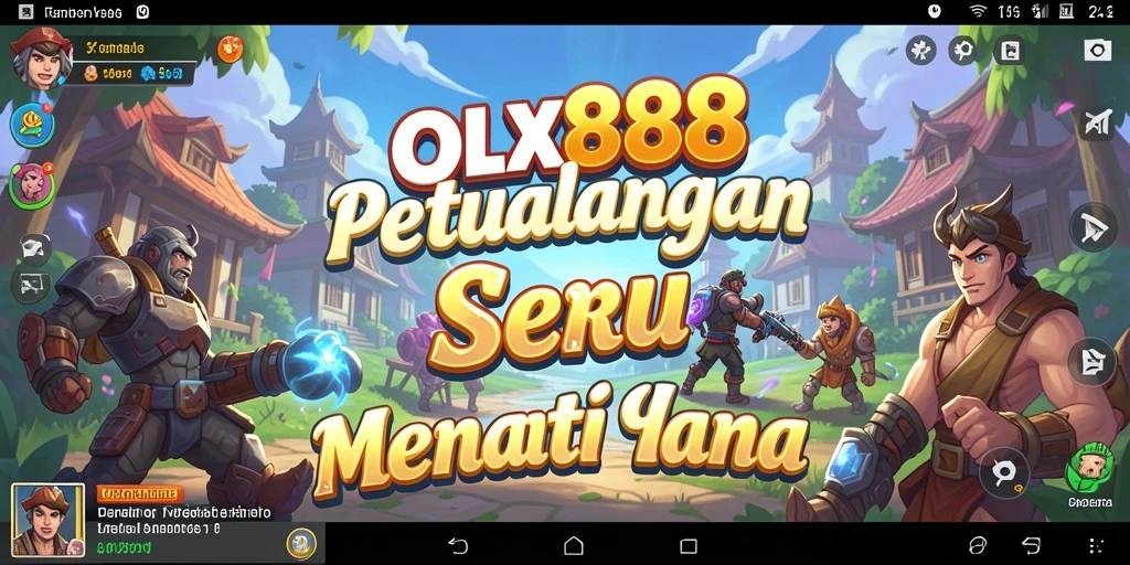 Tampilan menarik dari gameplay OLX888 saat berpetualang.