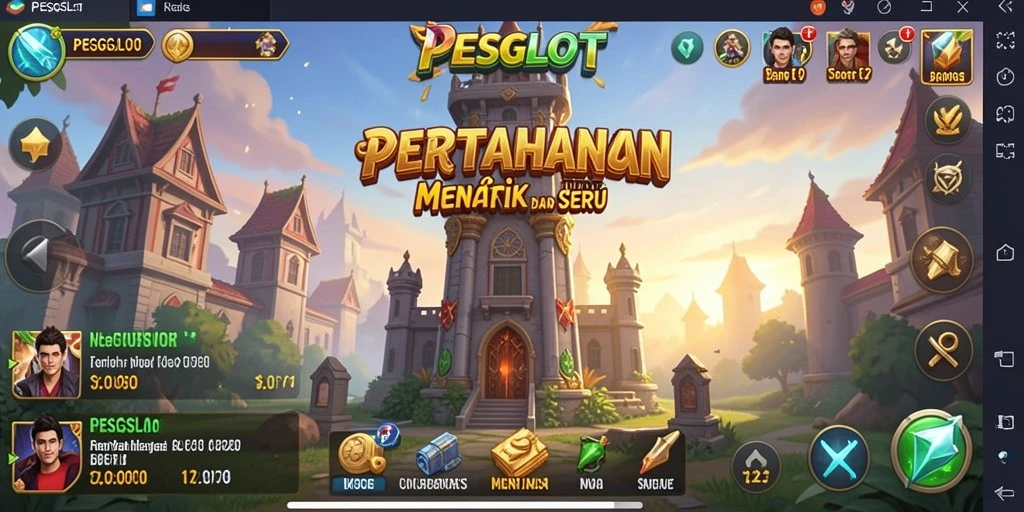 Gameplay menara pertahanan dengan strategi menarik di PESGSLOT.
