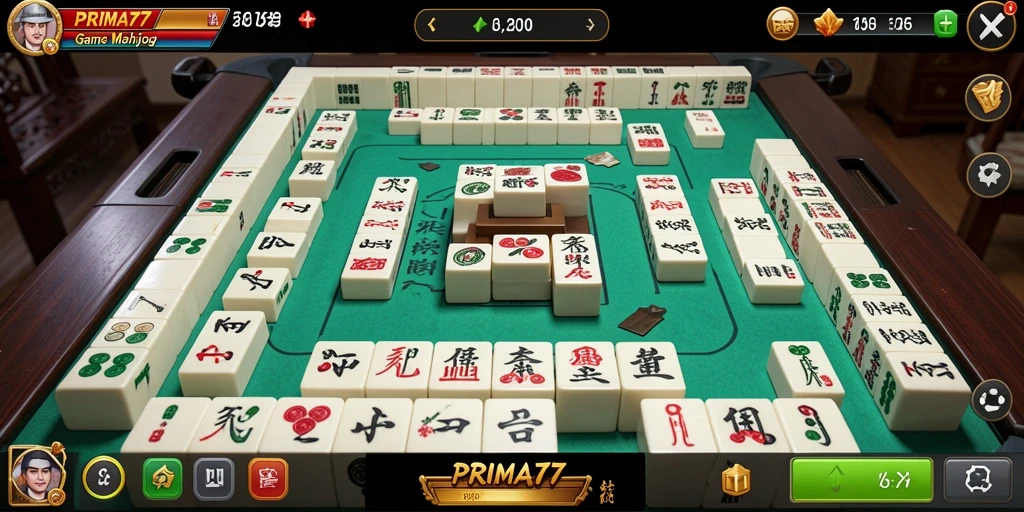 Tampilan gameplay PRIMA77 yang mendebarkan di dunia Mahjong.