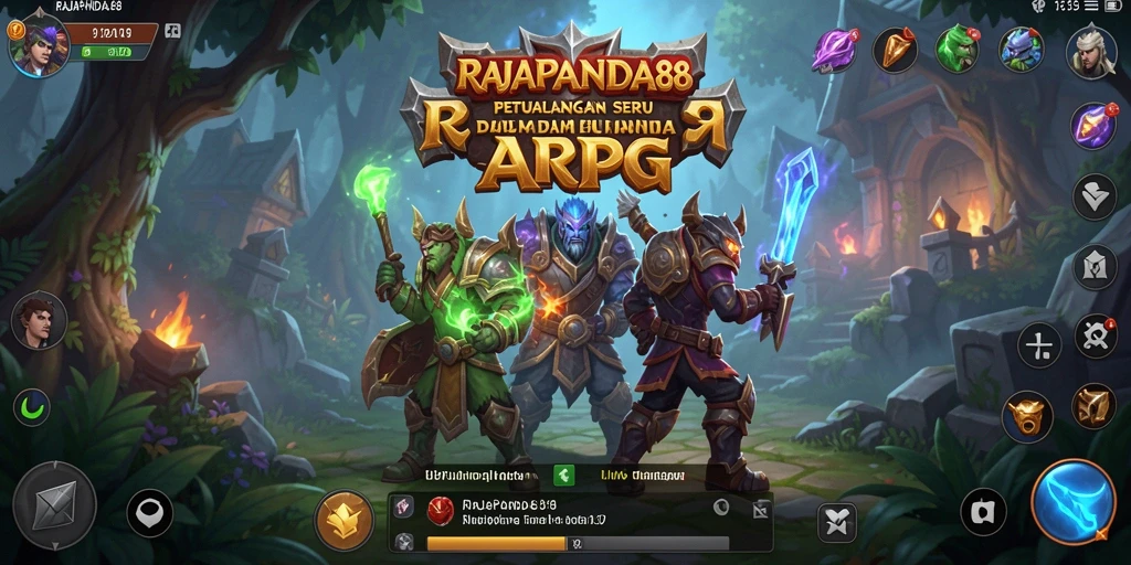 Tampilan gameplay seru dan dinamis di RAJAPANDA88.