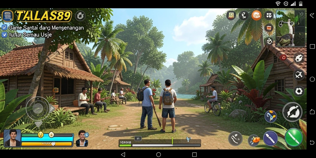 Tampilan menarik dari gameplay casual TALAS89 yang menghibur.