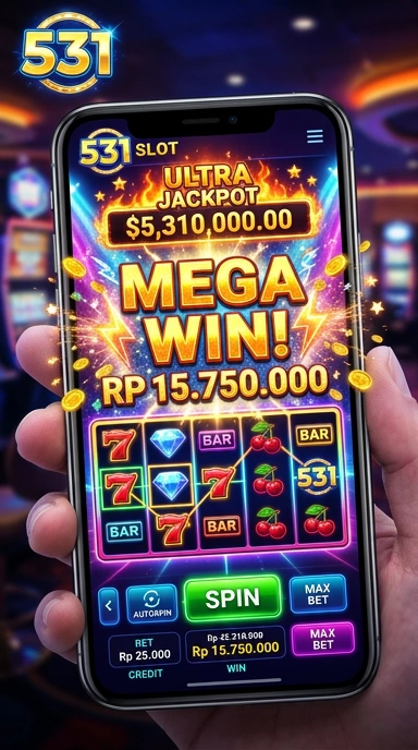 Proses pengunduhan yang cepat di aplikasi 531slot.